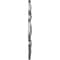 Ekena Millwork Peralta Ceiling Medallion (Fits Canopies up to 4 5/8"), 17 3/4"OD x 3 1/8"ID x 1"P, Silver CM17PESLS - alternate 4